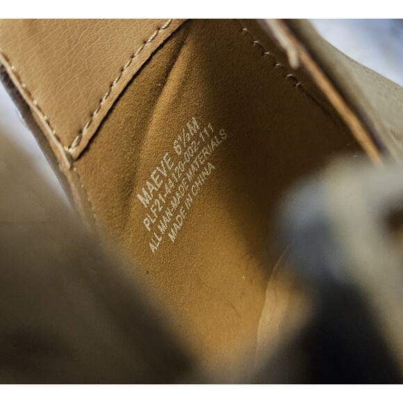 Wonderly Booties Women's Sz 6.5 Ankle Boots Tan Brown Buckle EUC - Picture 6 of 9